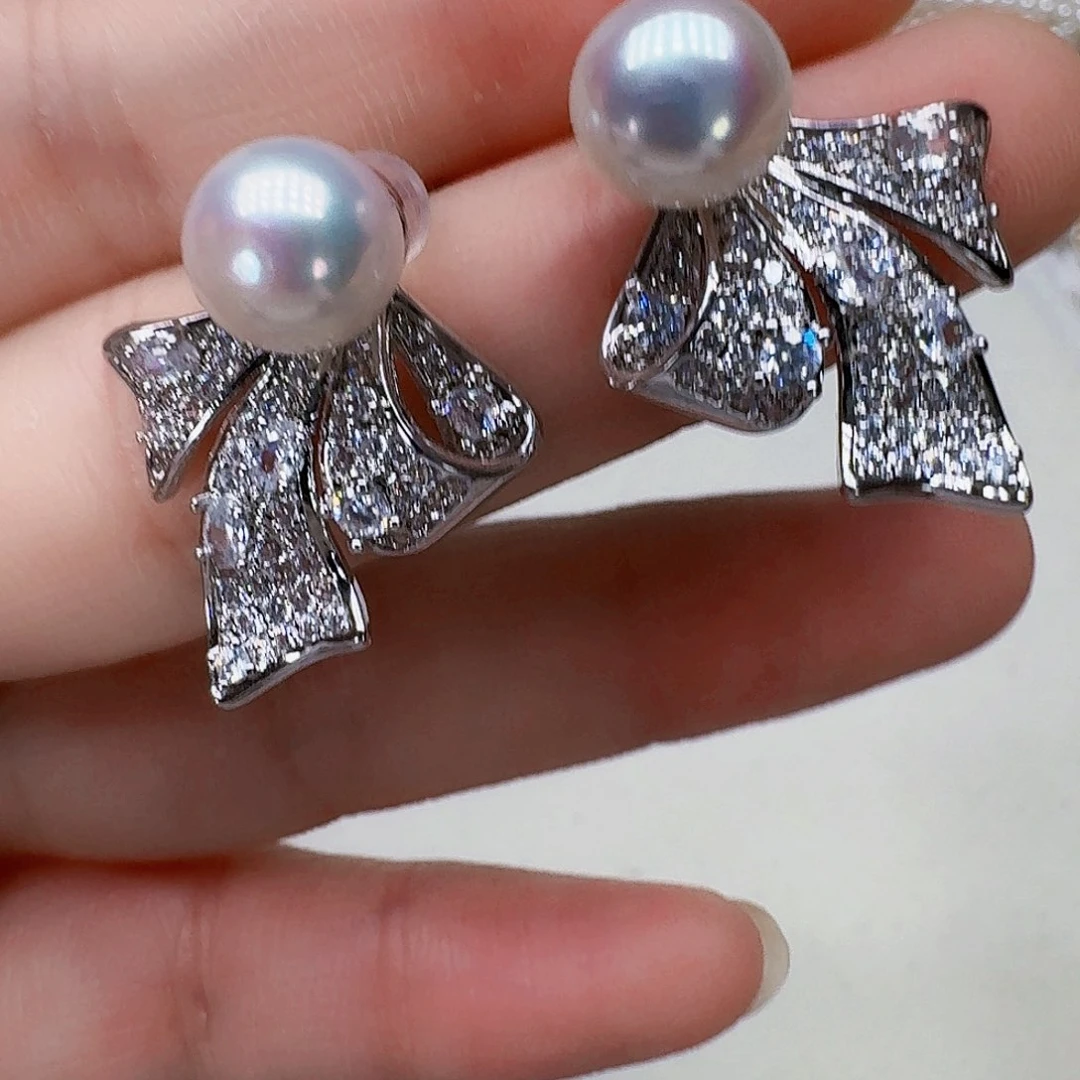 未镶嵌淡水珍珠耳饰