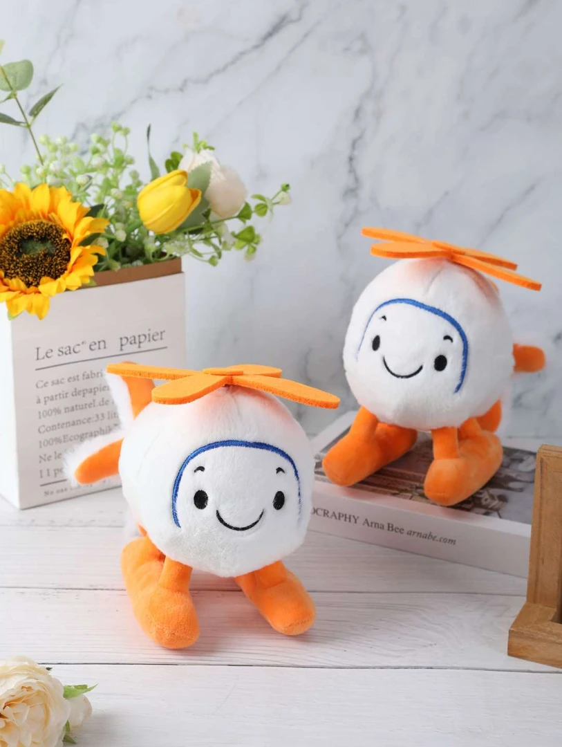 飞机毛绒玩具模型直升机毛绒公仔可旋转布娃娃潮玩儿童男生礼物