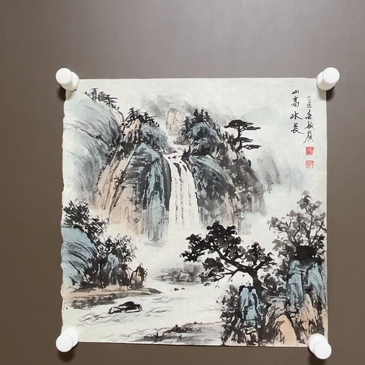 国画徐敏岭  手绘原创