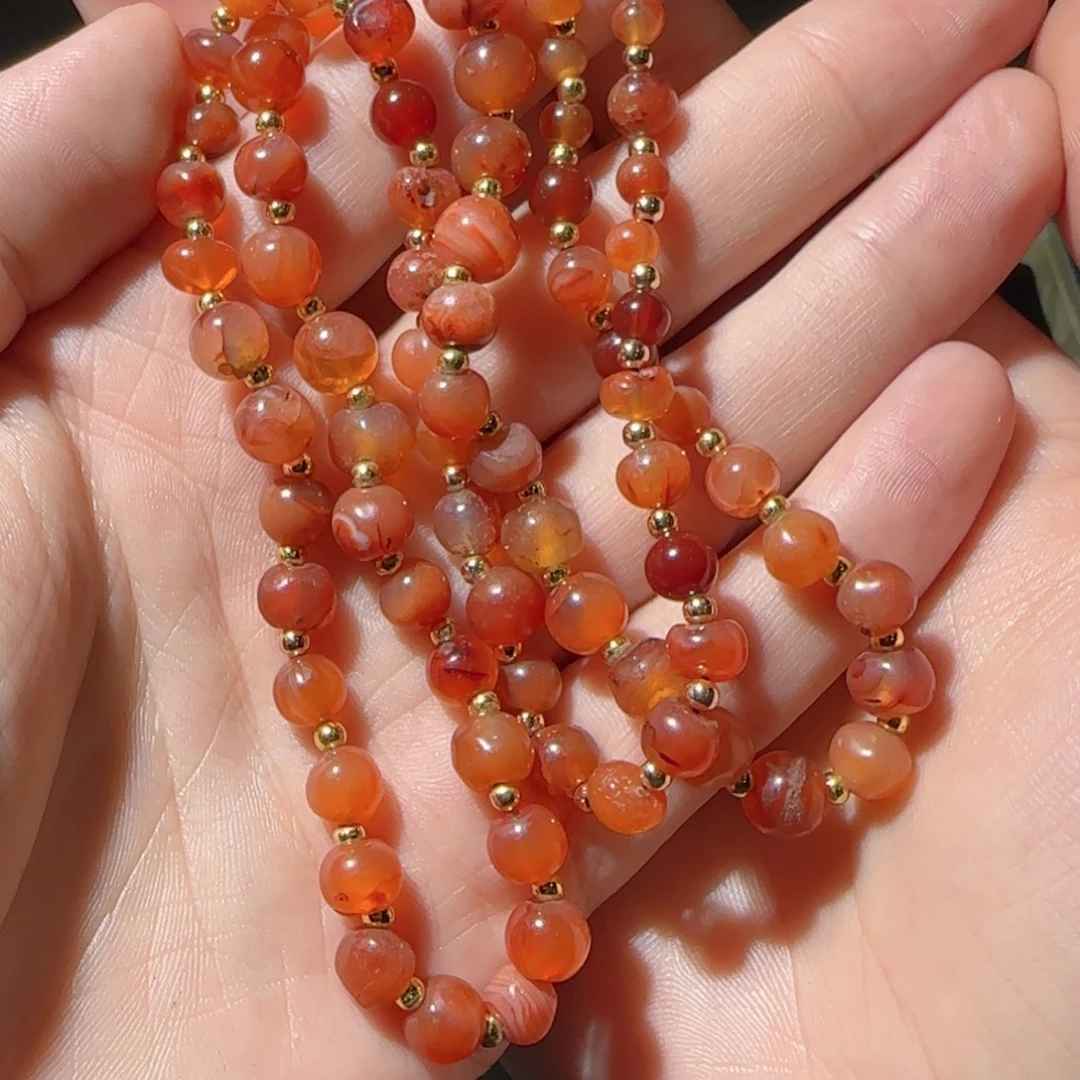 登***极玛瑙/玉髓未镶嵌手链