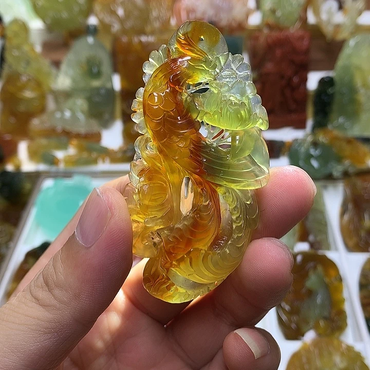 未镶嵌蛇纹石玉珠宝半成品