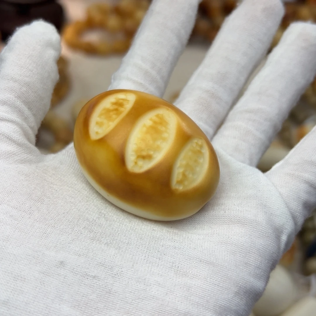 吊坠菩提根/象牙果干磨把件613