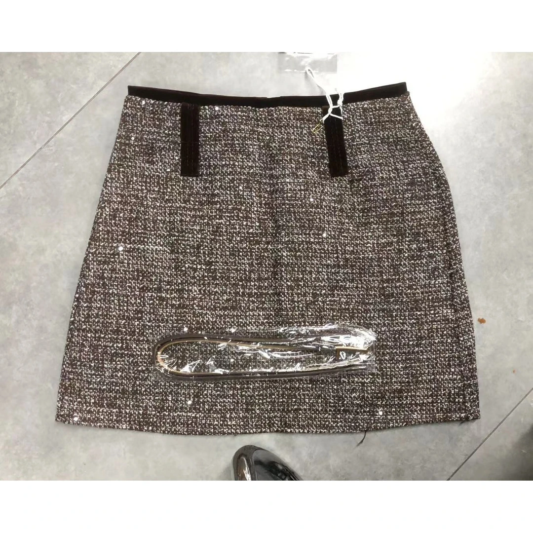 清清利达NEW DADADA【】时尚显瘦设计感气质百搭短裙TDK5005