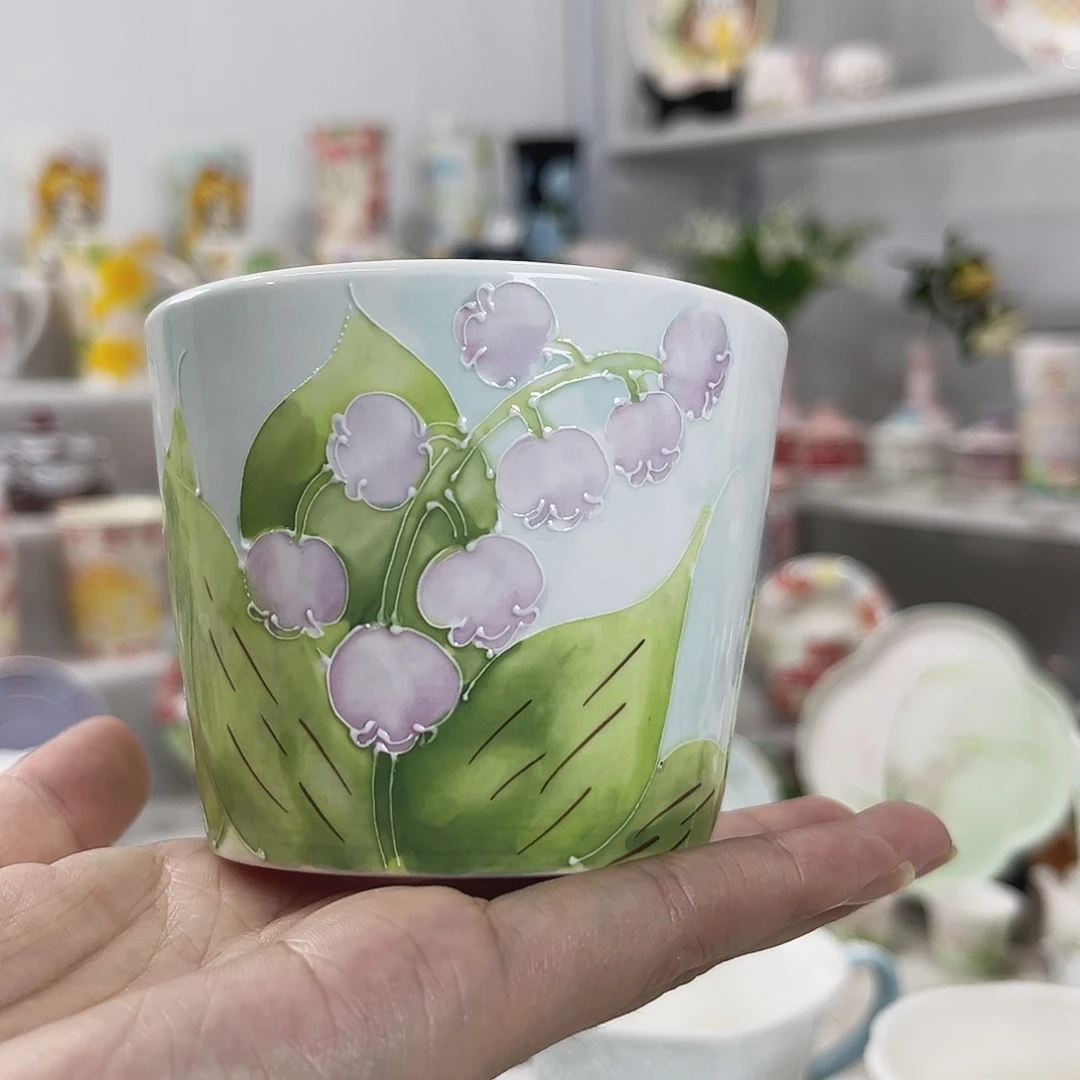 手绘高温釉下彩陶瓷