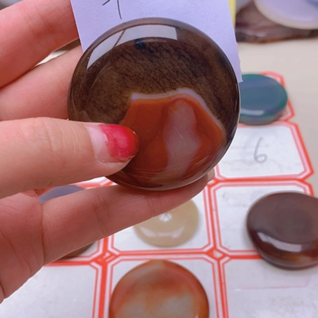 【闪购商品】玛瑙/玉髓珠宝半成品未镶嵌芊*