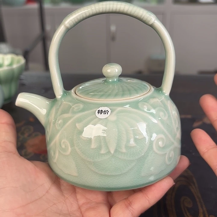 龙泉云间青瓷小米茶器