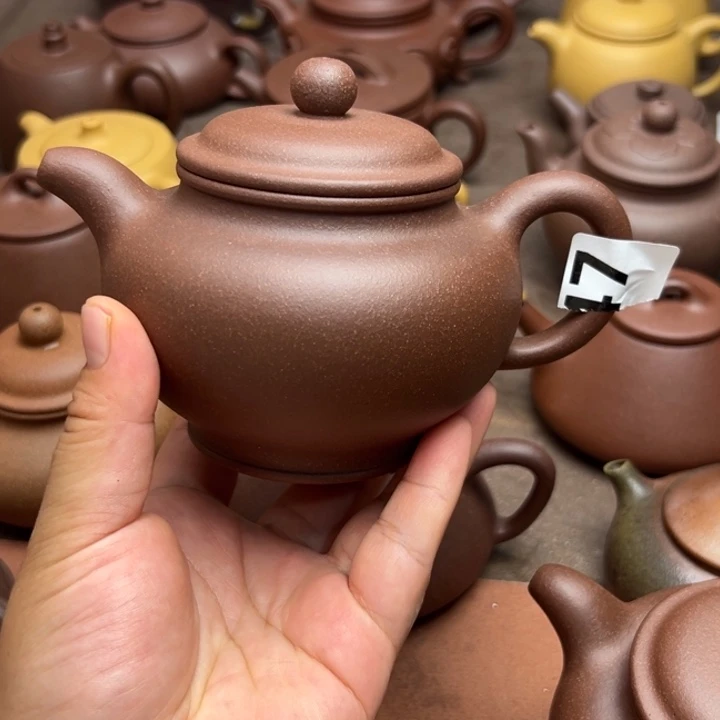 茶壶紫砂紫泥半手工370cc左右