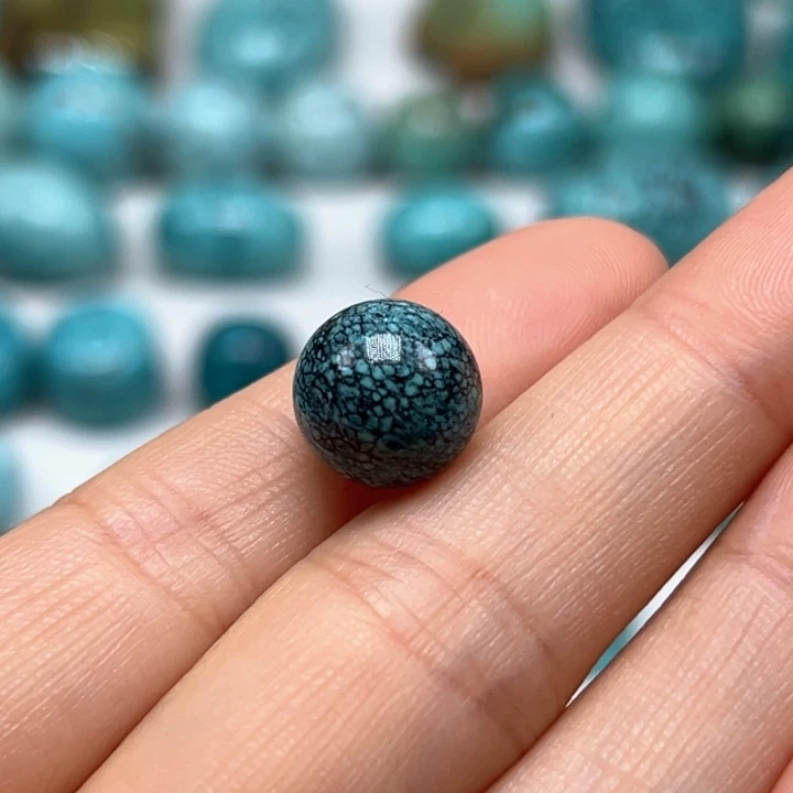 未镶嵌绿松石珠宝奇石豆*