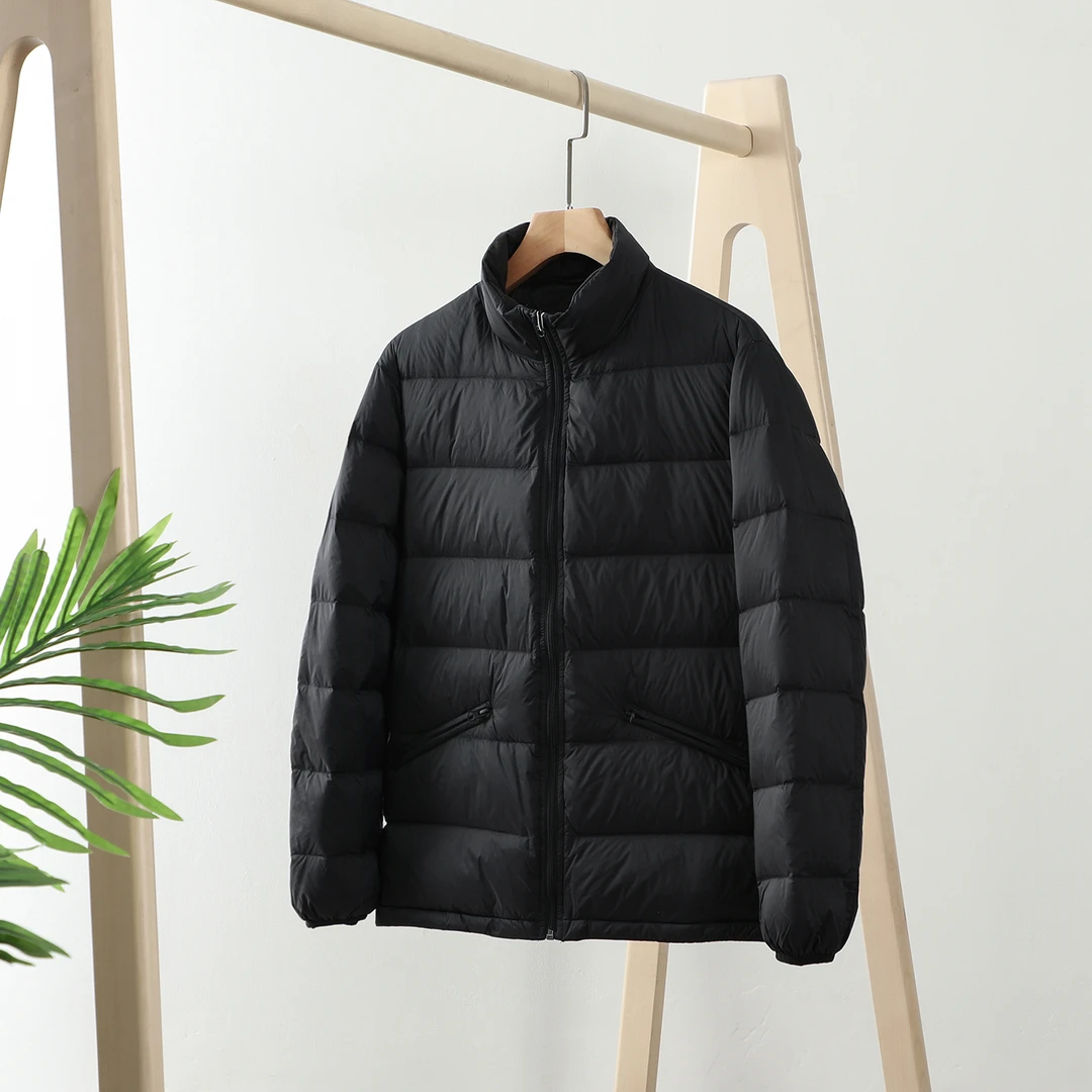 95%绒！日单冬季轻量化保暖羽绒服！轻薄立领时尚休闲-1268