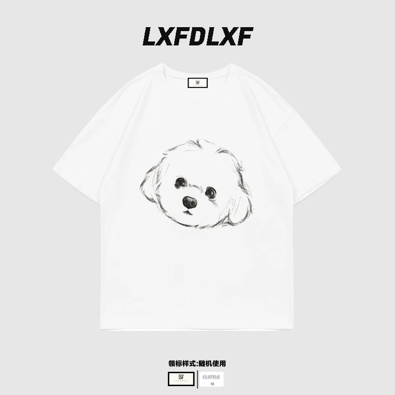 清【包可爱】LXFDLXF 门店货 2025新年款 宽松版型 短袖T恤