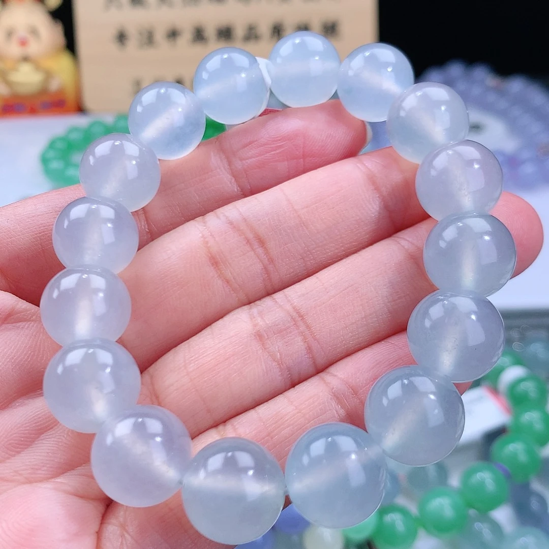 翡翠手链未镶嵌卡12.5mm