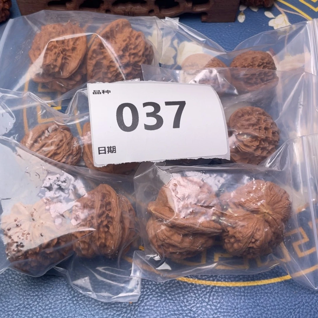 文玩核桃把件37号6对带练手蛙