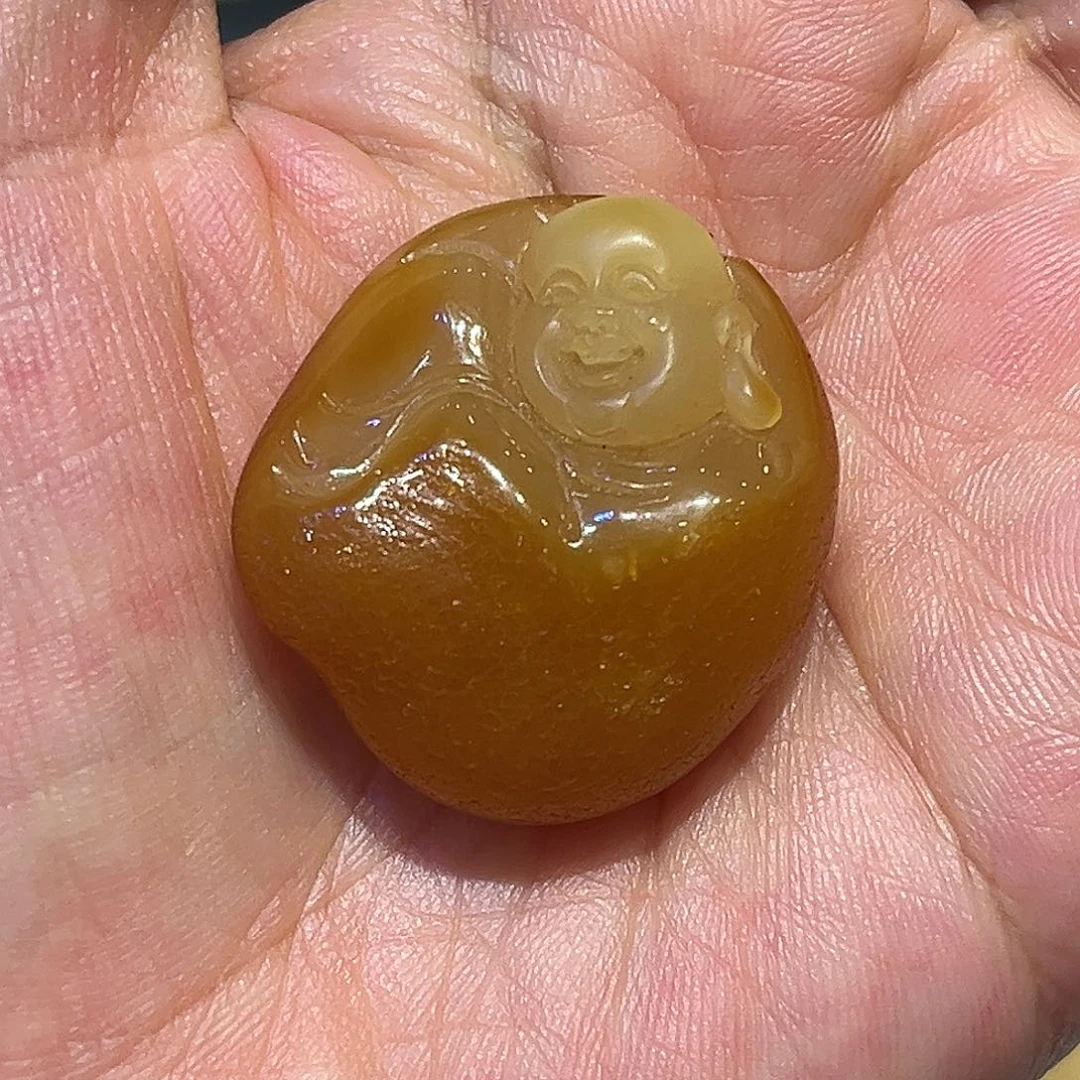 琥珀颈饰未镶嵌吊坠