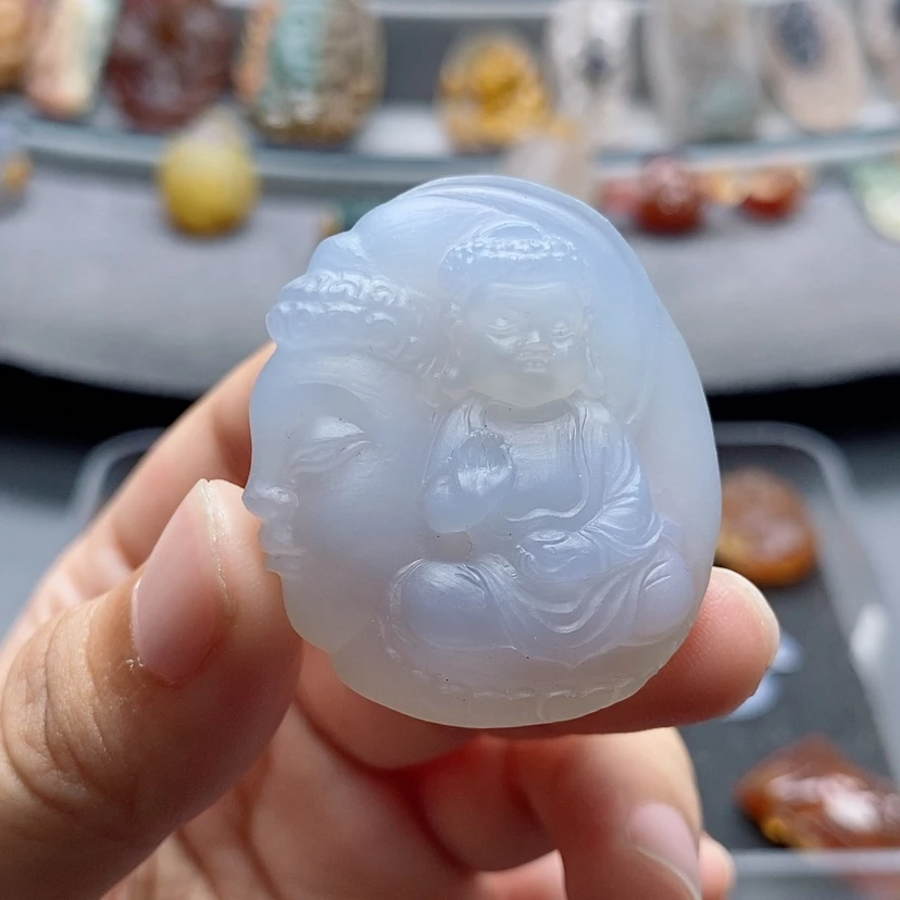 【闪购商品】未镶嵌吊坠定制玛瑙