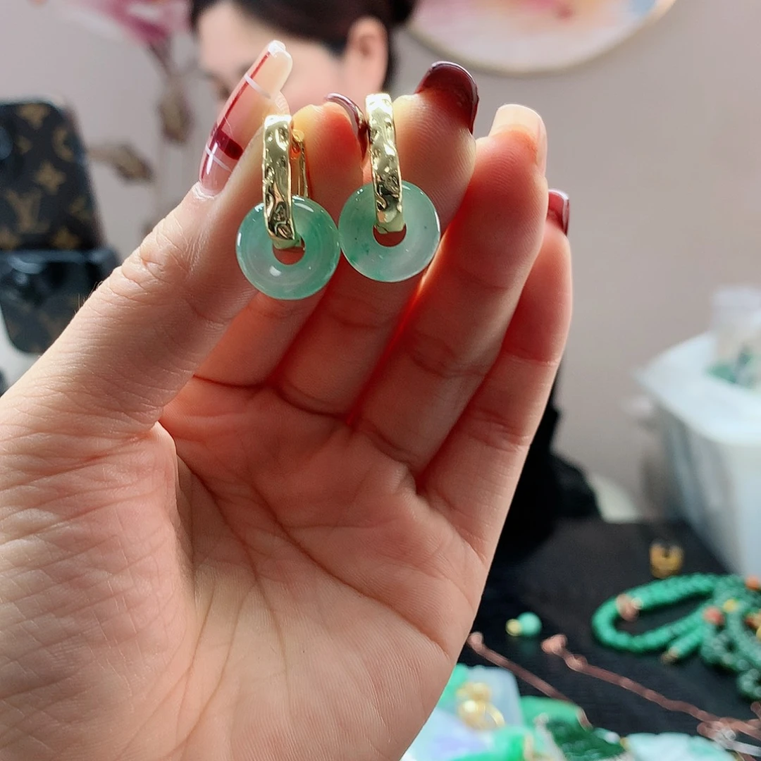 【闪购商品】翡翠耳饰未镶嵌多样性发货
