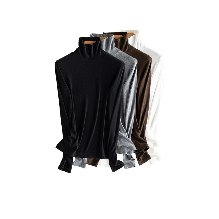 OSCAR&STELLA【贴心】珍珠山羊绒发热高领套头打底衫 230 0828-1