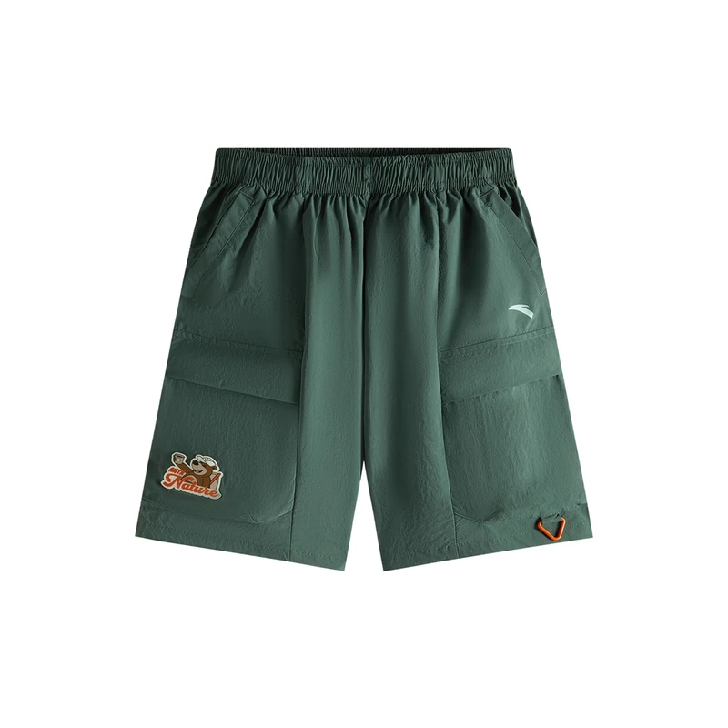 【户外】安踏儿童男大童冰峰科技中裤新款运动舒适短裤-352536502