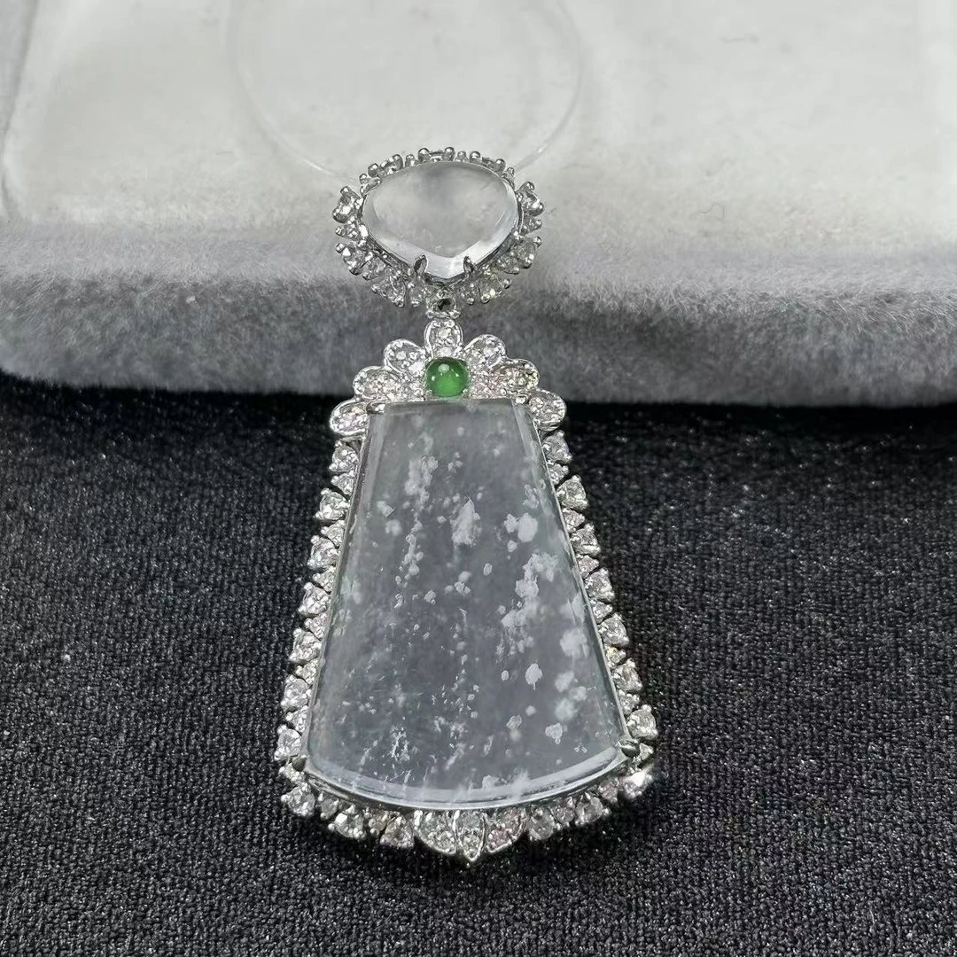 【睿泽鉴宝】18K翡翠吊坠  FZB0118-582