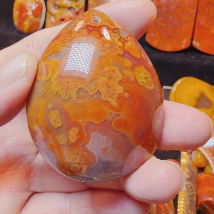 玛瑙/玉髓未镶嵌吊坠(不含链)