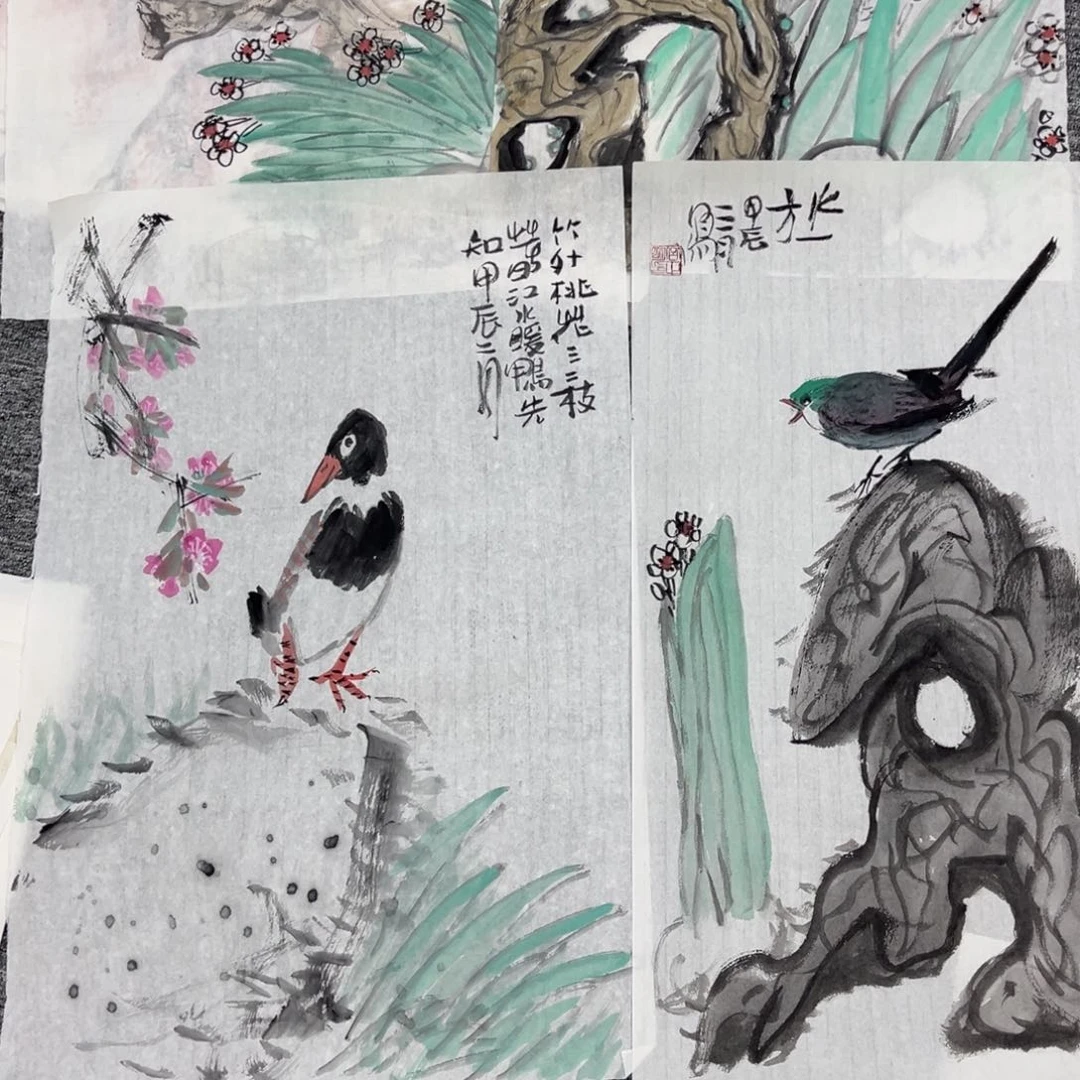 国画H***青绘画艺术作品展