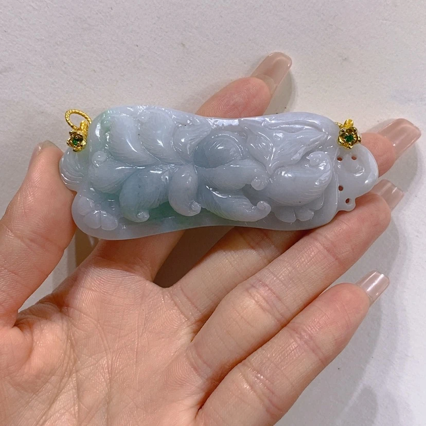 【闪购商品】翡翠未镶嵌颈饰
