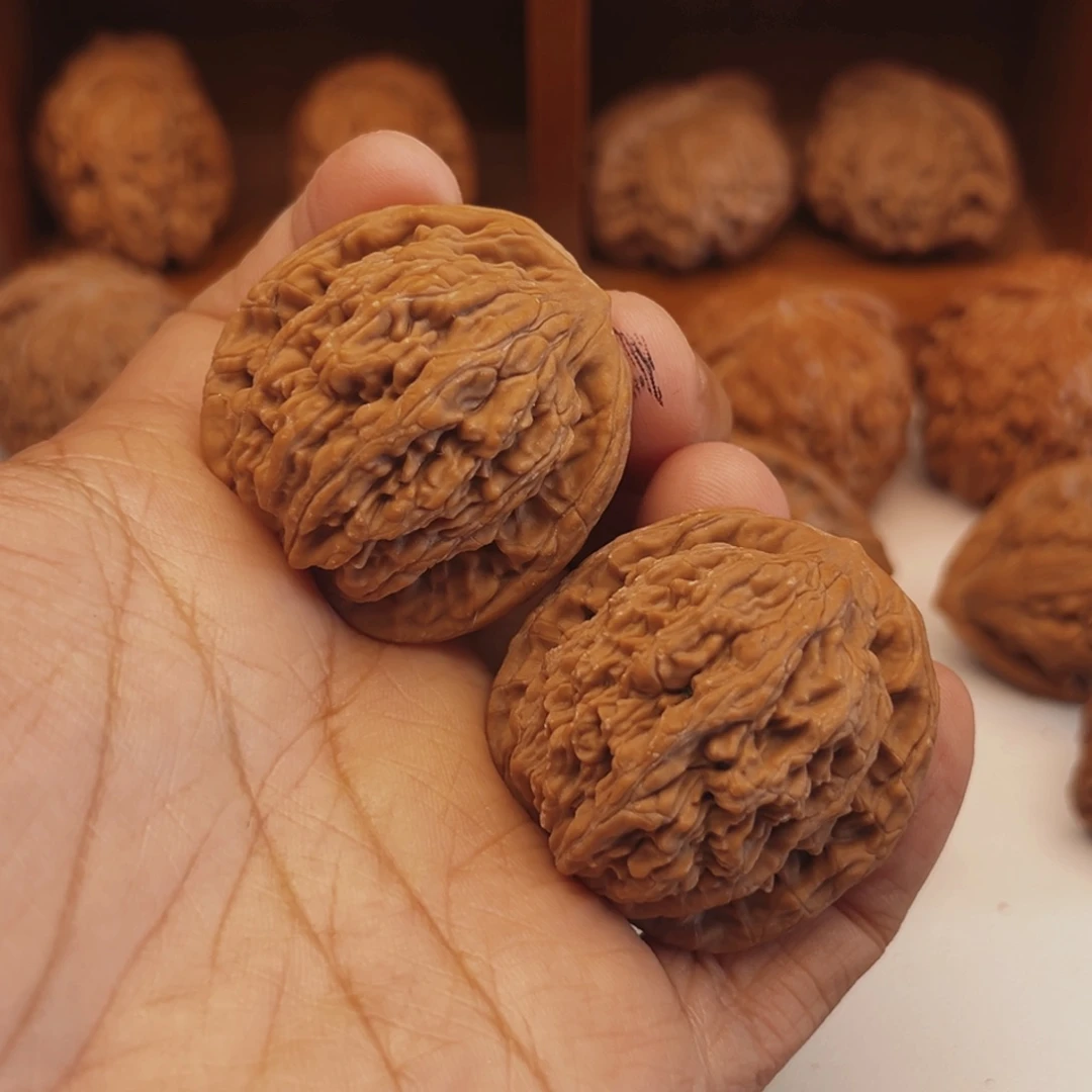 吊坠文玩核桃39虎头全品