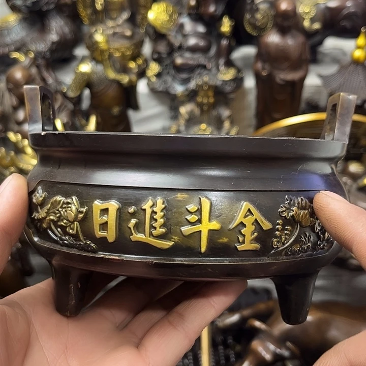 顺顺利利，铜器摆件