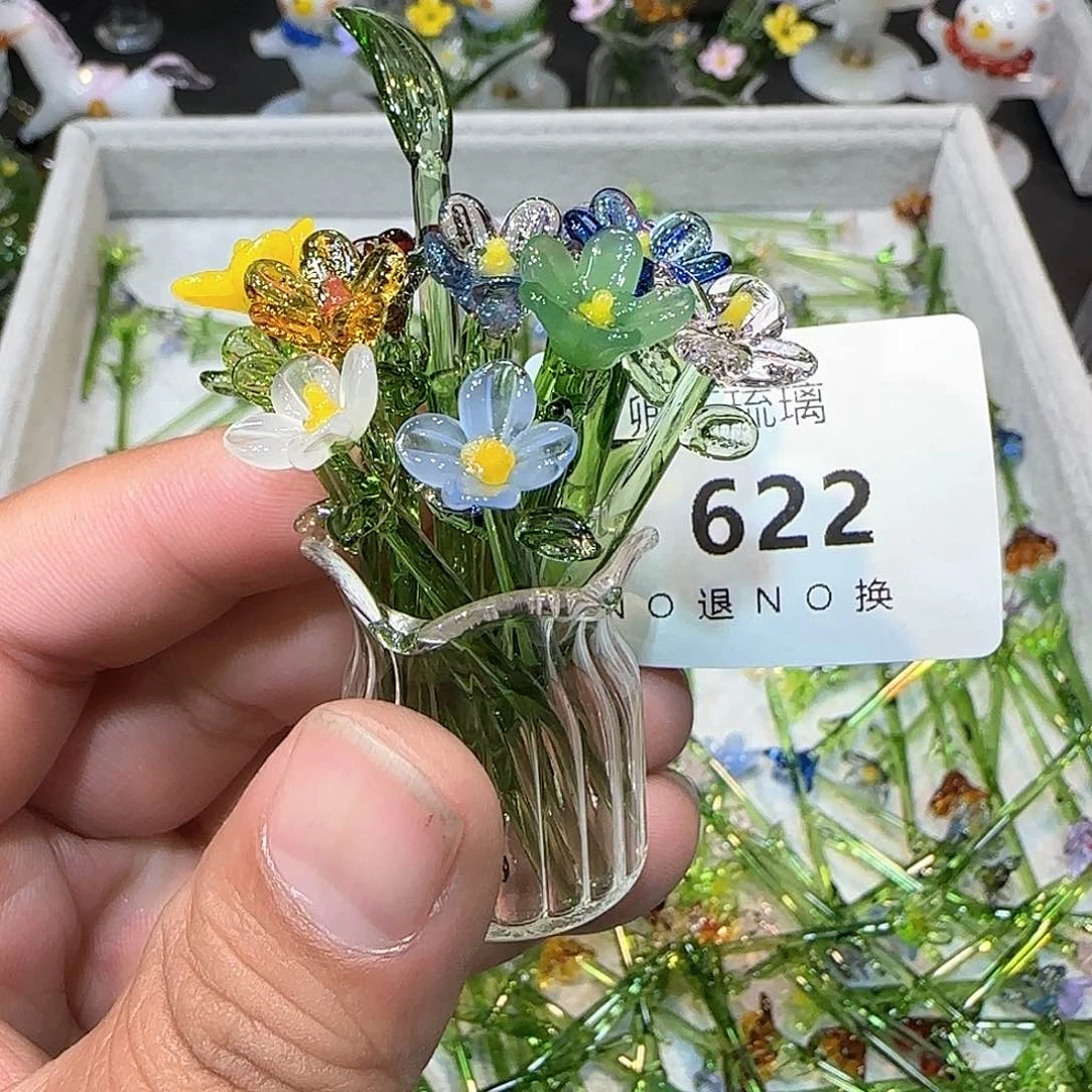 琉璃手工艺品622插花