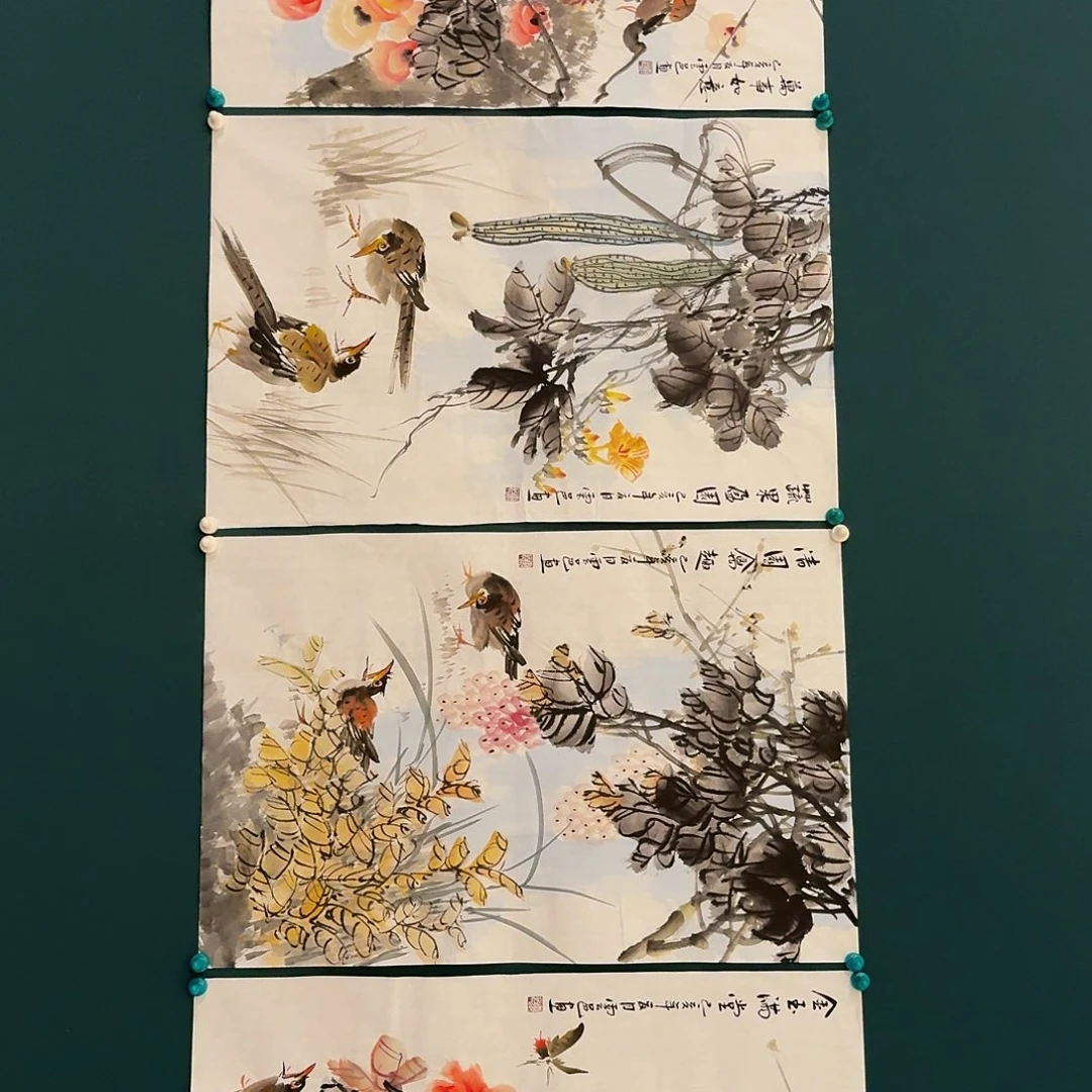 国画云老师画作画作