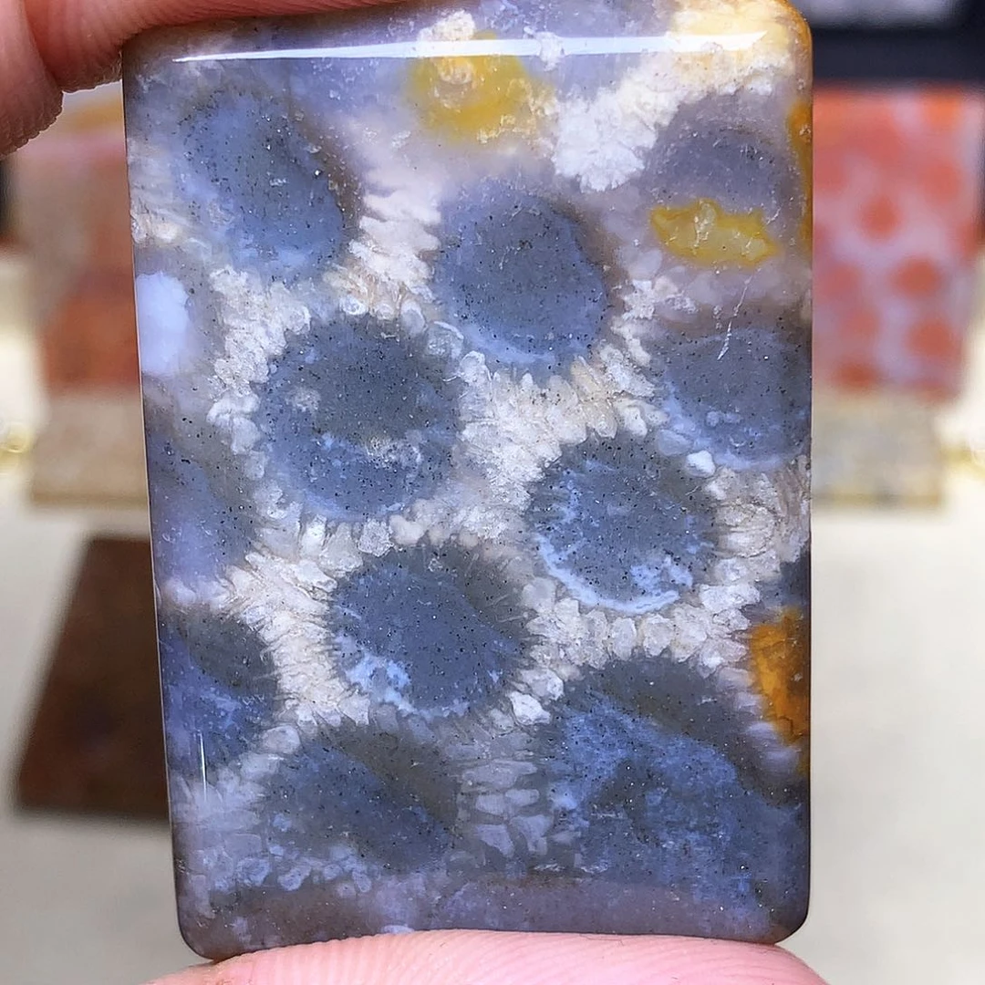 硅化玉珠宝奇石合金小**想