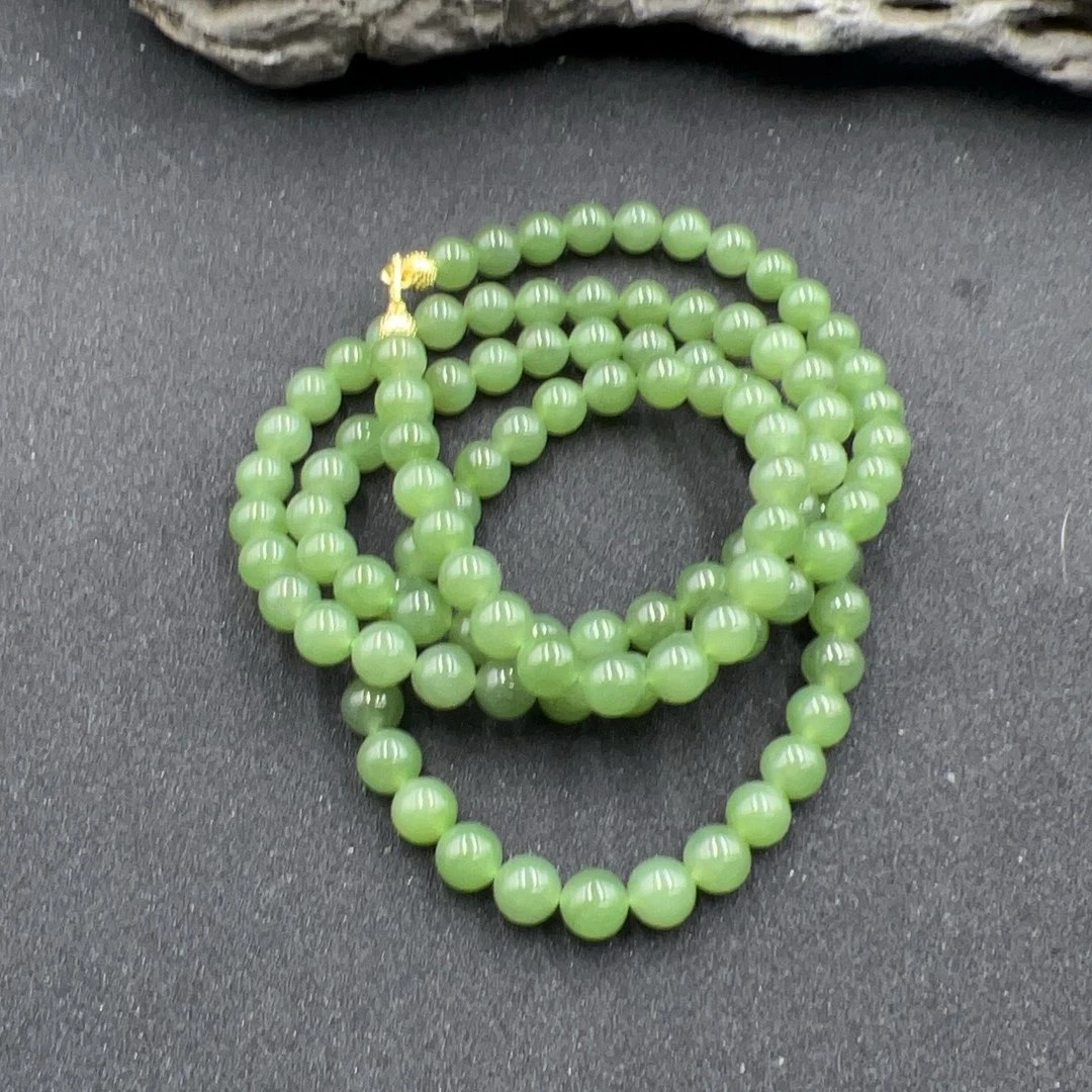 BY0125FWJS标1515 和田玉项链