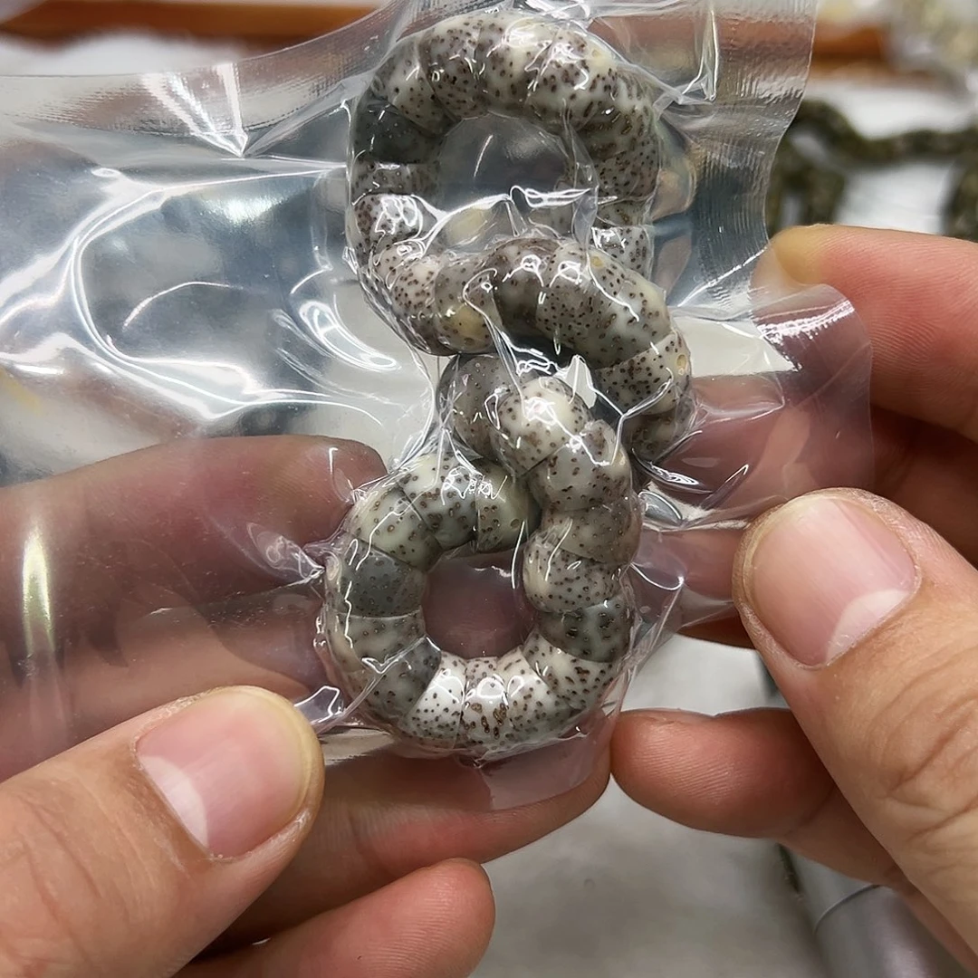 星月菩提手串6卓越糯冰石玉星月菩提单圈猪大肠10