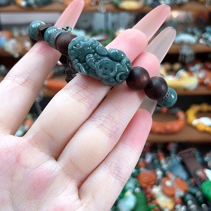 翡翠未镶嵌手链饰品