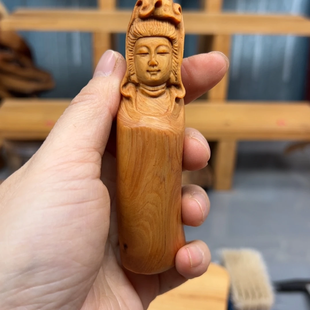 柏木崖柏木摆件手把件，65