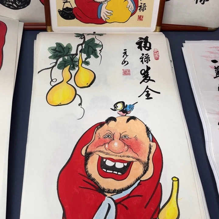 国画禅意画纯手画作品