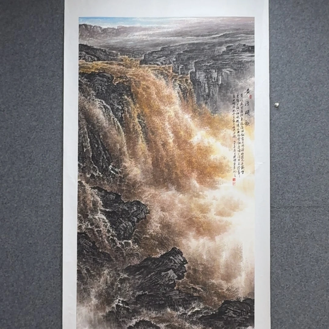 国画国画作品山水花鸟