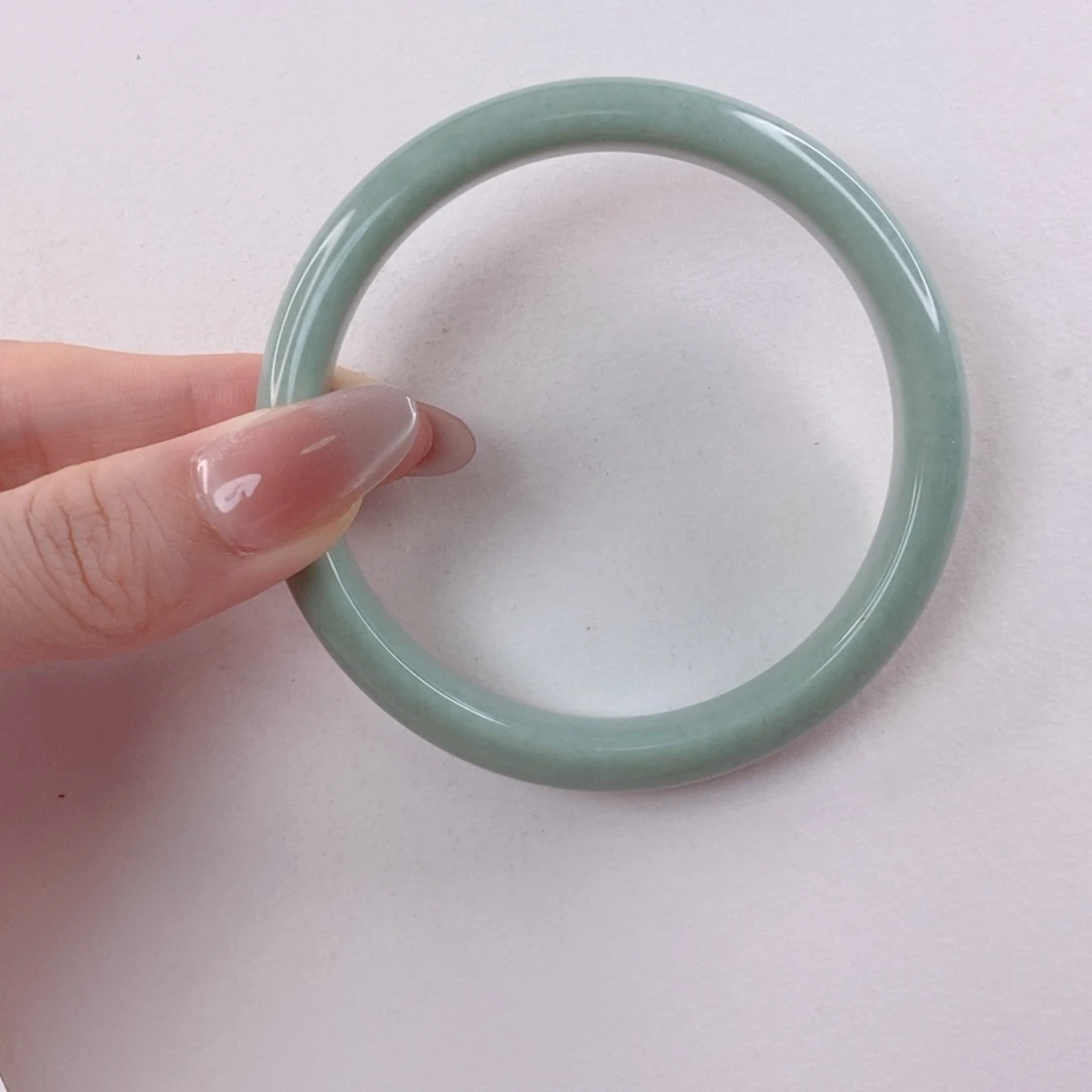 蓝田玉（蛇纹石化大理石玉）手镯未镶嵌快**乐