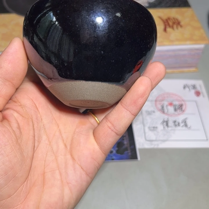 玉***串建盏全手工主人杯