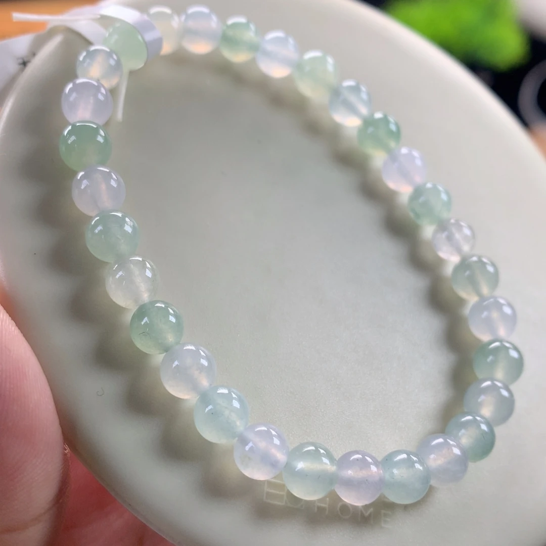 翡翠未镶嵌手链卡6