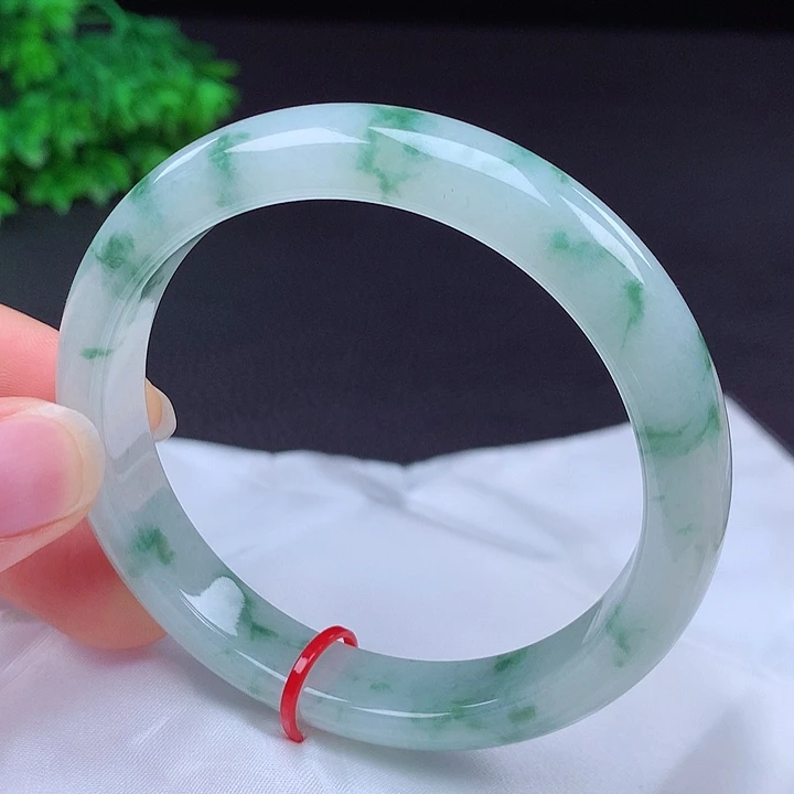 翡翠未镶嵌手镯60圈681209