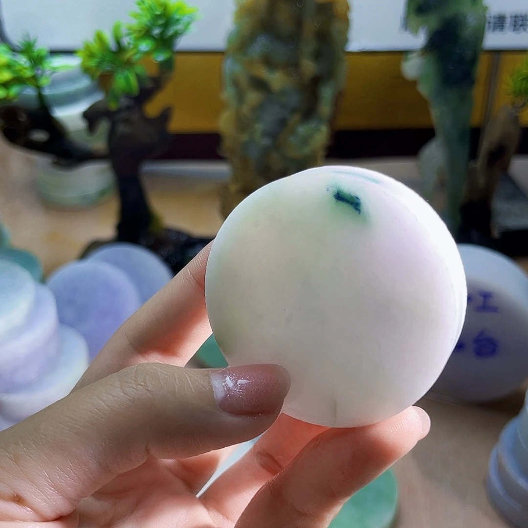 撸***！翡翠未镶嵌颈饰1097……