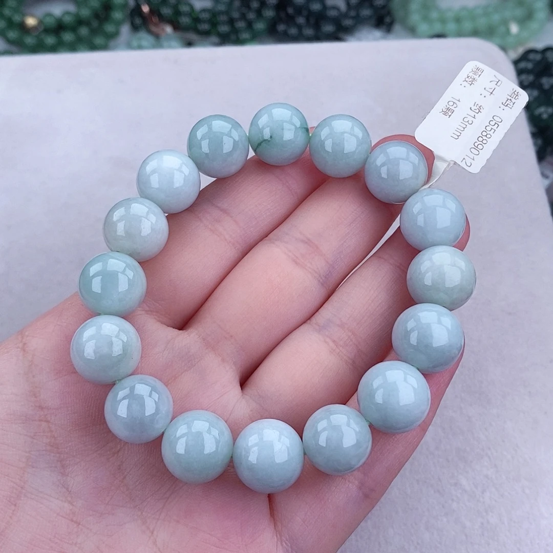 翡翠未镶嵌毛衣链