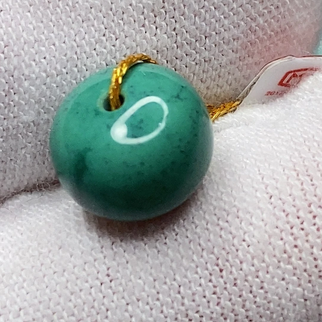 合金绿松石老型珠