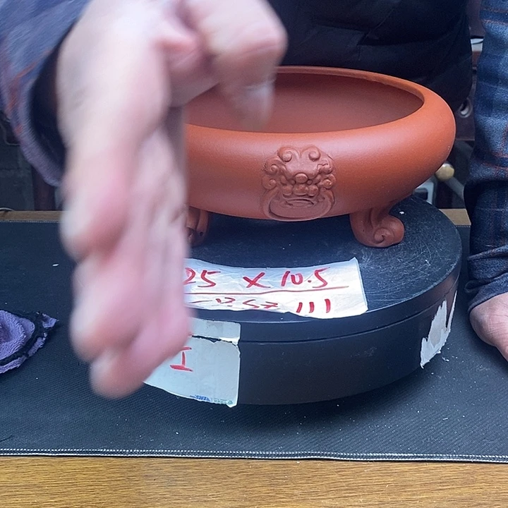 紫砂花盆货号一只SZ111