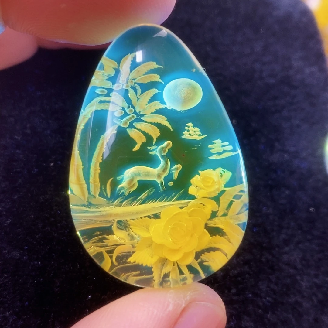 【闪购商品】未镶嵌吊坠(不含链)金珀
