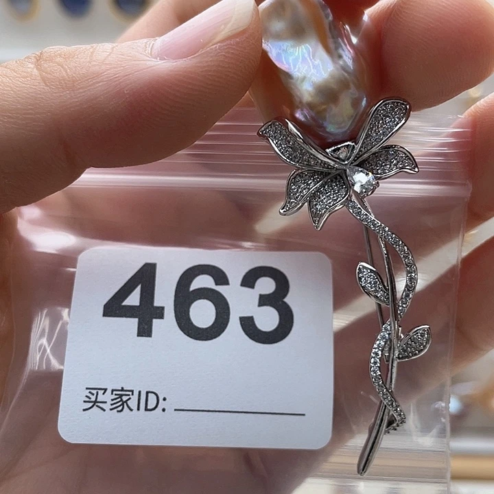 未镶嵌天然珍珠。  漏 漏 漏淡水珍珠