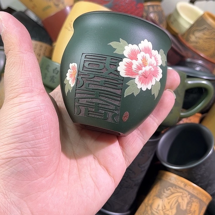 茶杯紫砂全手工紫砂主人杯