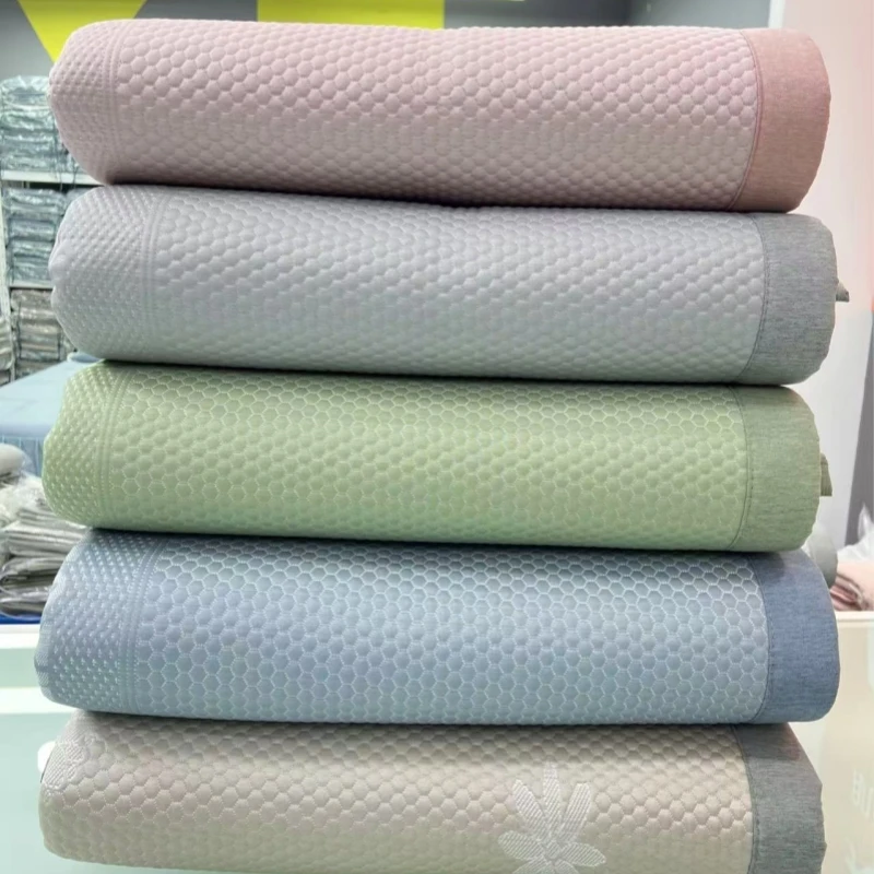 【发财树】冰豆豆软席子三件套夏季凉席乙伦凉感可机洗可水洗床笠款