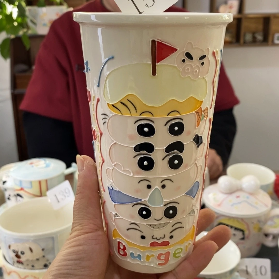 瓷片景德镇釉下彩手绘