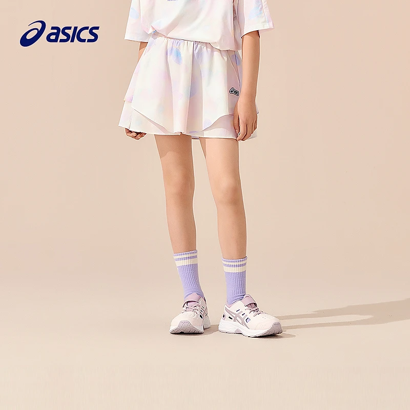 ASICS/亚瑟士童装25年夏季女童吸湿速干短裙带打底裤332251120012